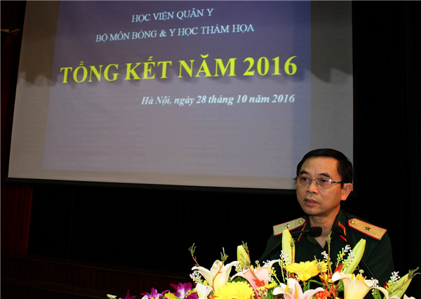 Bộ môn Bỏng, Y học Thảm họa tổng kết năm 2016